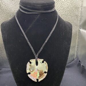 Robert Lee Morris RLM Studio Sterling Silver Keyhole Sand Dollar Pendant